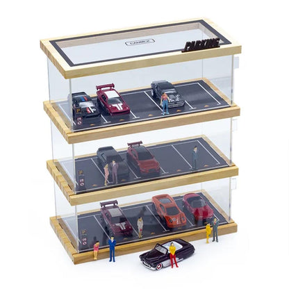 MoreArt - 1/64 Scale Diecast Diorama Display Case: Wood & Acrylic