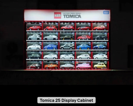 Tomica - LED Lit 1/64 Diecast Display Case – Acrylic Desktop/Wall Cabinet (Copy 2)