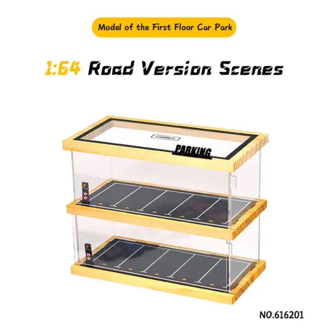MoreArt - 1/64 Scale Diecast Diorama Display Case: Wood & Acrylic